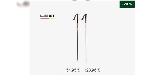 Angebot des Tages:Leki Neotrail FX.ONE Superlite - Trekkingstöcke - 20% günstiger bei globetrotter